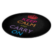 KEEP CALM AND CARRY ON カッティングボード (角)