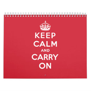 Keep Calm and Carry On カレンダー