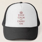 Keep Calm and Carry On キャップ (正面)