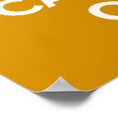 Keep Calm and Carry On_キャラメル ポスター (角)