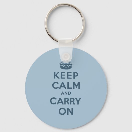 Keep Calm and Carry On キーホルダー (正面)