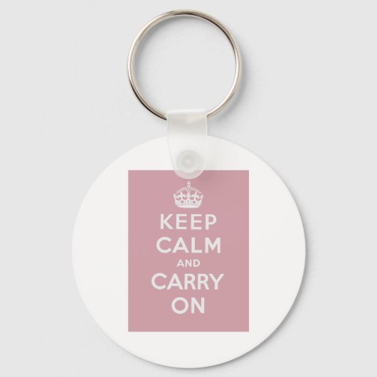 Keep Calm and Carry On キーホルダー (正面)