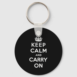 Keep Calm and Carry On キーホルダー