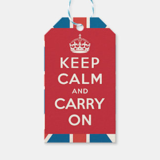 Keep Calm and Carry On ギフトタグ