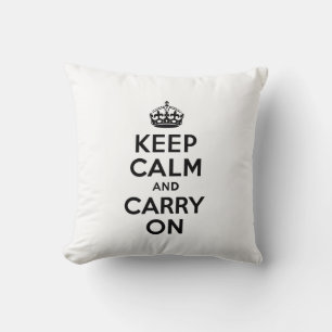 Keep Calm and Carry On クッション