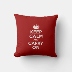 Keep Calm and Carry On クッション