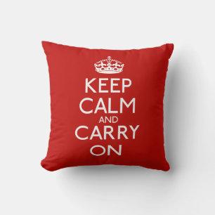 Keep Calm and Carry On クッション