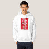 KEEP CALM AND CARRY ON、コリー・ブッカー、民主党 パーカ (正面フル)