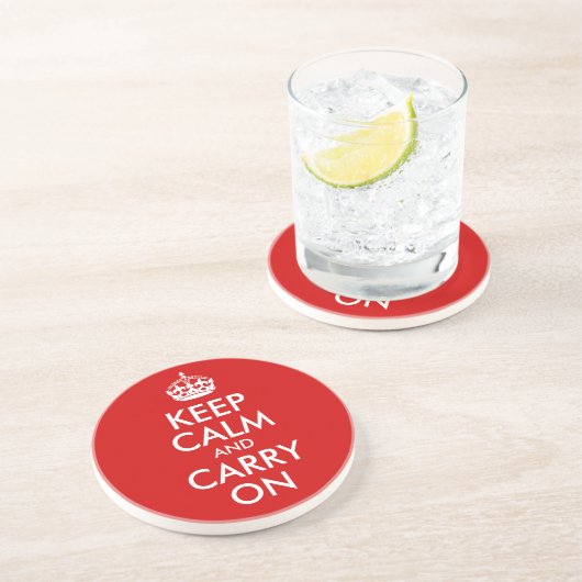 Keep Calm and Carry On コースター (側面)