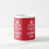 Keep Calm and Carry On コーヒーマグカップ (中央)