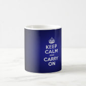 Keep calm and carry on コーヒーマグカップ (中央)