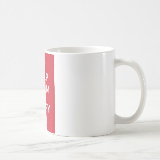 Keep Calm and Carry On コーヒーマグカップ (右)