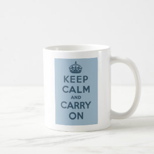 Keep Calm and Carry On コーヒーマグカップ