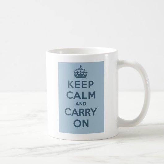 Keep Calm and Carry On コーヒーマグカップ (右)