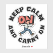 Keep Calm and Carry On シール (シート)
