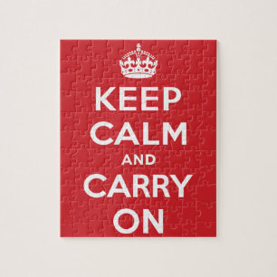 Keep Calm and Carry On ジグソーパズル