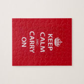 Keep Calm and Carry On ジグソーパズル (横)