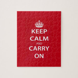 Keep Calm and Carry On ジグソーパズル