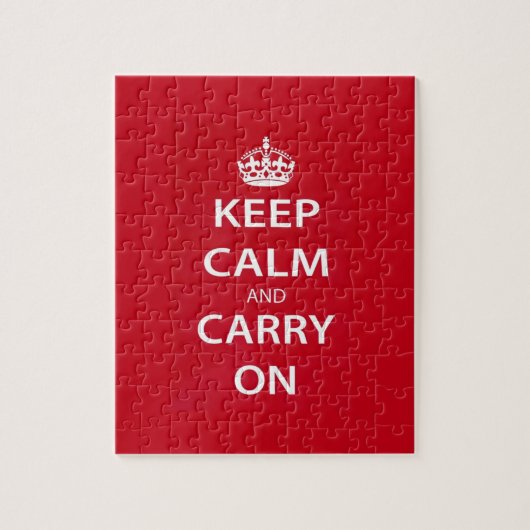 Keep Calm and Carry On ジグソーパズル (縦)