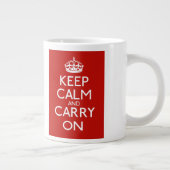 Keep Calm and Carry On ジャンボコーヒーマグカップ (右)