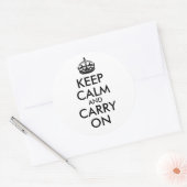 Keep Calm and Carry On ステッカー (封筒)