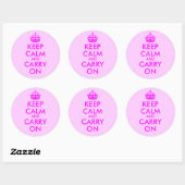 Keep Calm and Carry On ステッカー (シート)