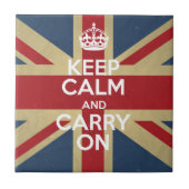 Keep Calm and Carry On タイル (正面)