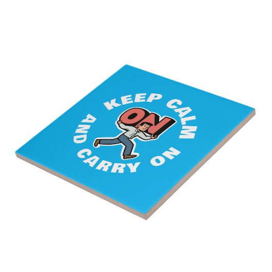 Keep Calm and Carry On タイル (側面)