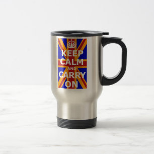 KEEP CALM AND CARRY ON トラベルマグ