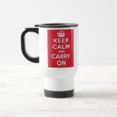 Keep Calm and Carry On トラベルマグ (左)