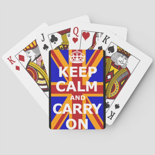 KEEP CALM AND CARRY ON トランプ (裏面)