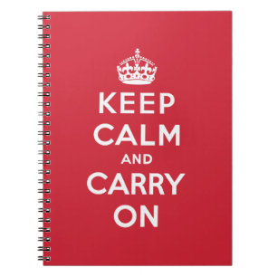 Keep Calm and Carry On ノートブック