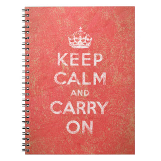 Keep Calm and Carry On ノートブック