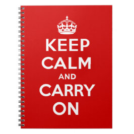 Keep Calm and Carry On ノートブック