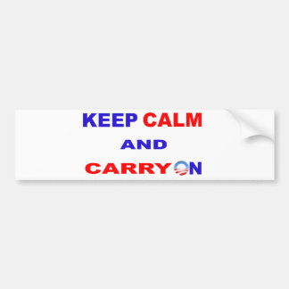 KEEP CALM AND CARRY ON バンパーステッカー