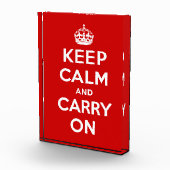 Keep Calm and Carry On フォトブロック (右)