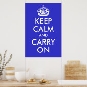 Keep Calm and Carry On プリント (キッチン)