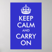 Keep Calm and Carry On プリント (正面)