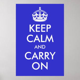 Keep Calm and Carry On プリント