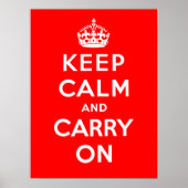 Keep Calm and Carry On ポスター (正面)