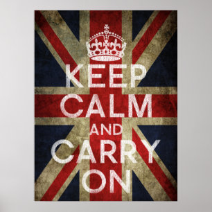 Keep Calm and Carry On ポスター
