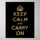 Keep Calm and Carry On ポスター (正面)