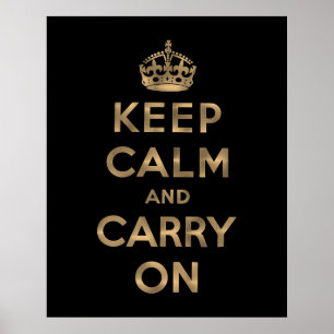 Keep Calm and Carry On ポスター