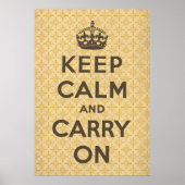 Keep Calm and Carry On ポスター (正面)