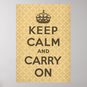 Keep Calm and Carry On ポスター
