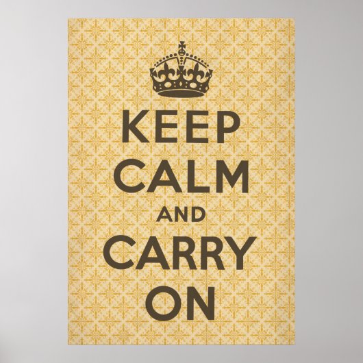 Keep Calm and Carry On ポスター (正面)