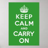 Keep Calm and Carry On ポスター (正面)