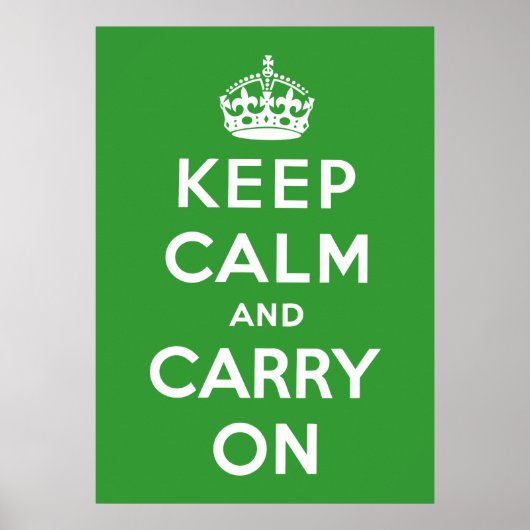 Keep Calm and Carry On ポスター (正面)