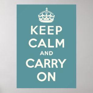 Keep Calm and Carry On ポスター