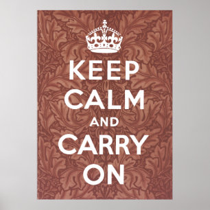 Keep Calm and Carry On ポスター